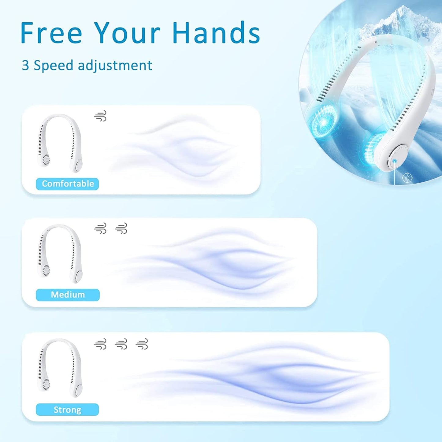Portable Neck Fan