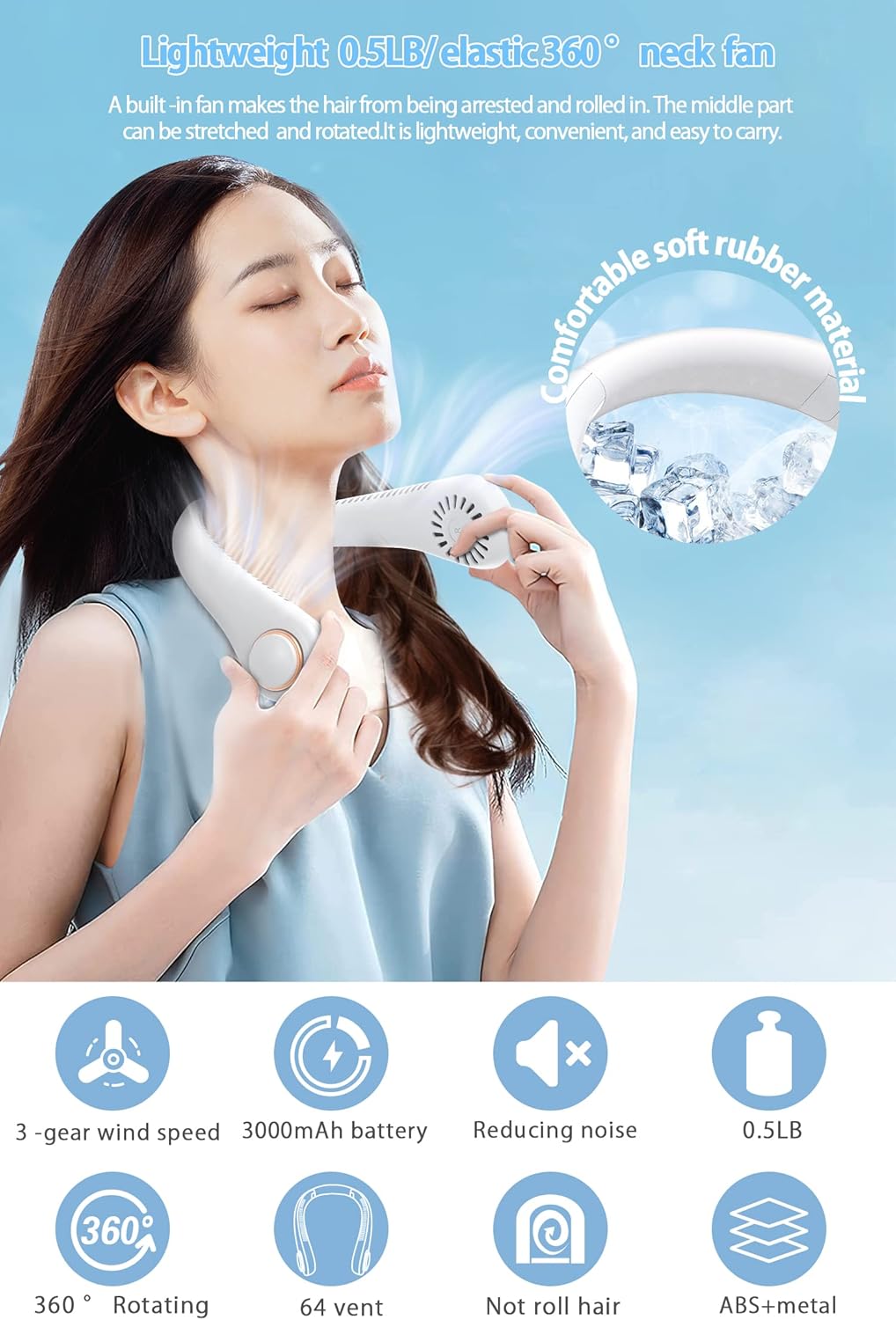 Portable Neck Fan
